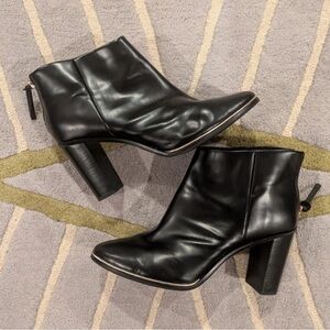 Ted Baker Black Leather Heeled Boots